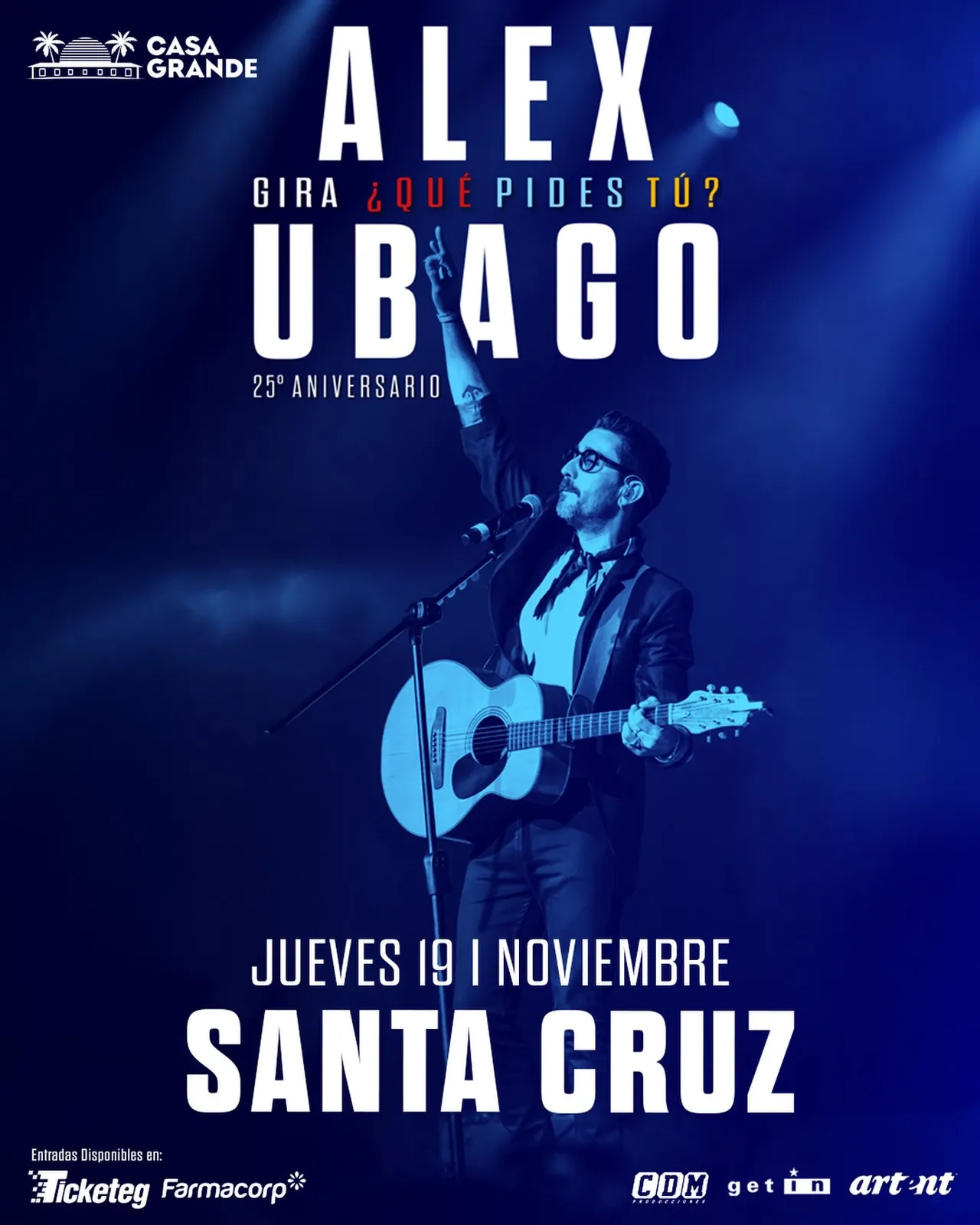 Alex Ubago Live in Santa Cruz at Casa Grande