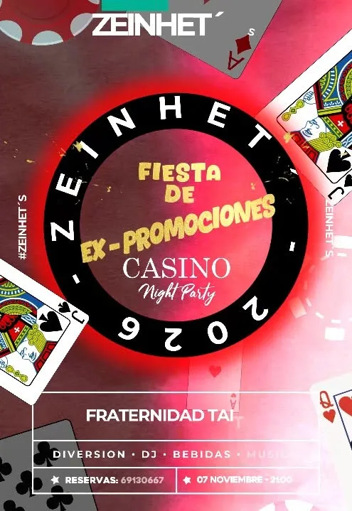 Ex-Promotions Casino Night Party at Fraternidad Taitas in Santa Cruz de la Sierra