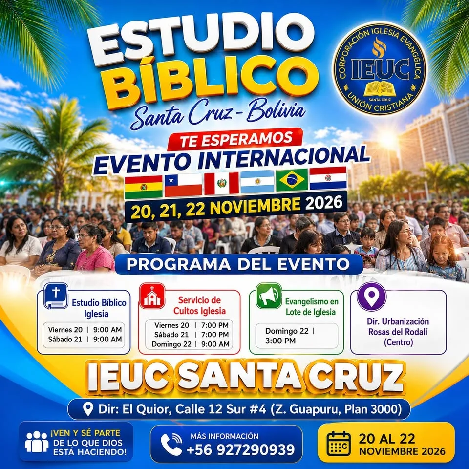 International Bible Study Event at IEUC Santa Cruz in Santa Cruz de la Sierra